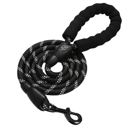 Reflective Dog Leash with Padded Handle – Strong Grip