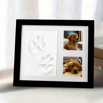 Pet Keepsake Frame with Paw Print Clay