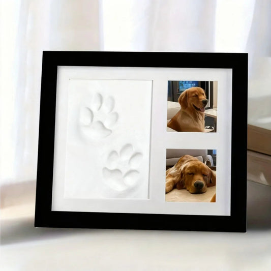 Pet Keepsake Frame with Paw Print Clay