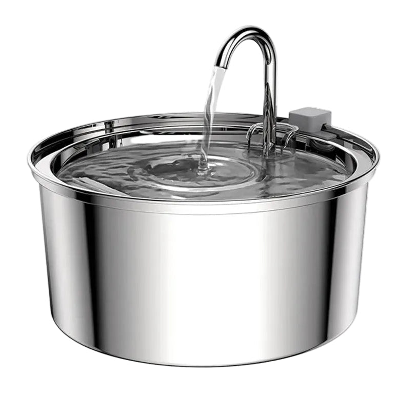 3L Stainless Steel Smart Pet Water Fountain – Sensor