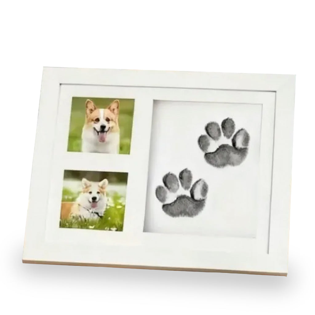 Pet Keepsake Frame with Paw Print Clay