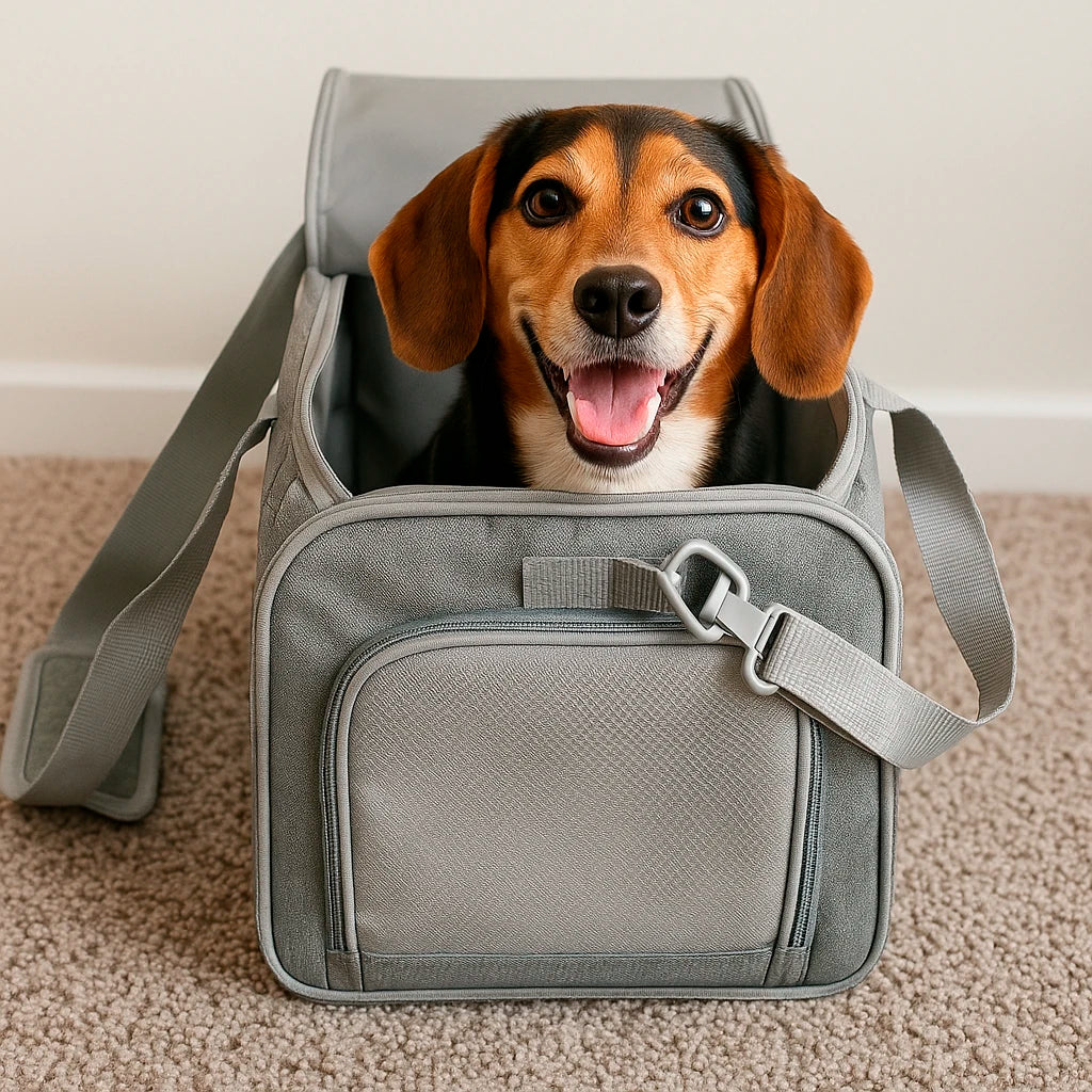 Soft-Sided Dog Travel Carrier – for Small Dogs, Foldable