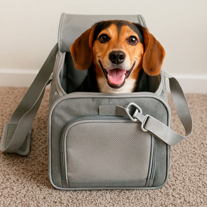 Soft-Sided Dog Travel Carrier – for Small Dogs, Foldable