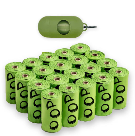 Biodegradable Dog Poop Bags with Dispenser – Lavender Scented