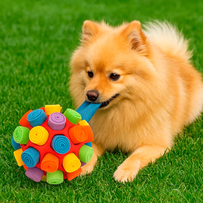 Pet Snuffle Ball – Interactive Enrichment Toy for Dogs