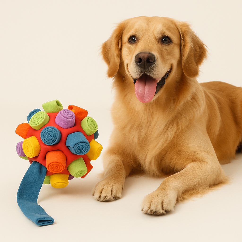 Pet Snuffle Ball – Interactive Enrichment Toy for Dogs
